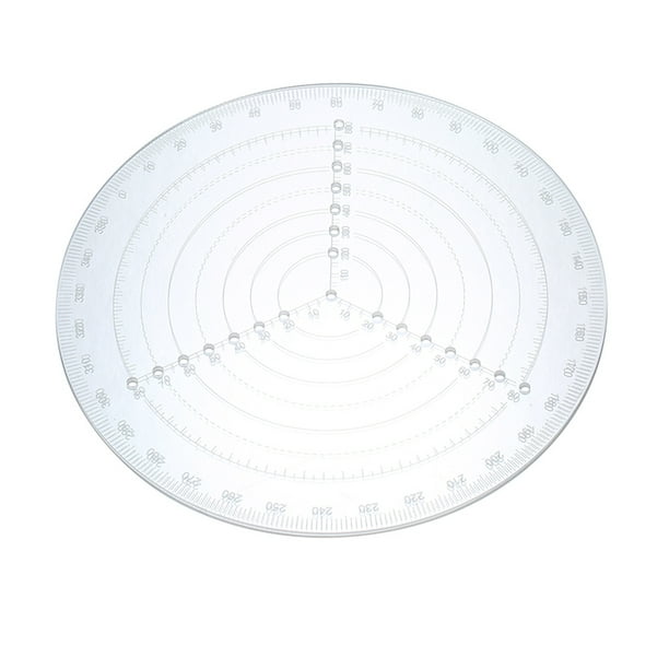 MABOTO Round Center Finder Compass Clear Acrylic Lathe Centering Tool