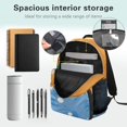 thumbnail image 5 of Garronmavis Rainbow Baby Dinosaur Kids Boys Backpack 4-Piece Set - Includes School Backpack, Lunch Bag, Pencil Case, Water Holder Case, Lightweight School Bag for Outdoor Picnic, 5 of 8
