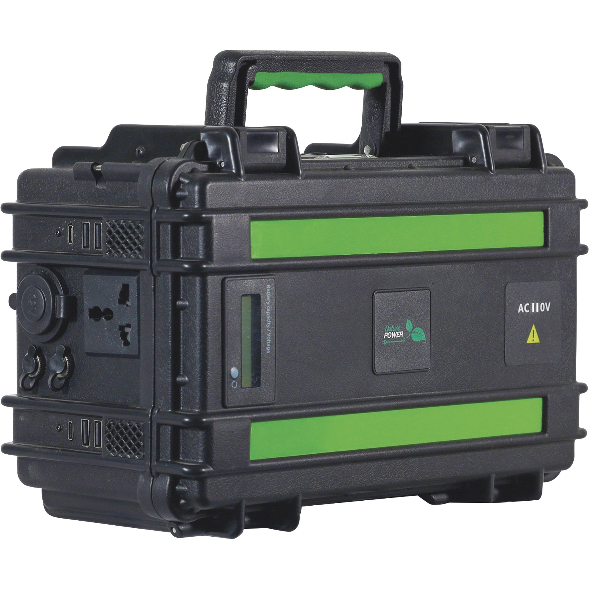 Nature Power Pure Sine Wave Solar Power Pack with Solar Panel — 500 Watts, Model# 40500