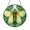 Acrylic 3.5 Inch, variant on Green Mantis Stained Glass Suncatcher, Round Insect Window Hanging Panel, Nature Inspired Home Decor Gift