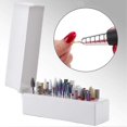 thumbnail image 4 of 2pcs Nail Drill Bits Storage Container Storage Case 30-slot Drill Bit Holder for Nails, 4 of 4