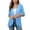 #New Blue, variant on Lightweight Cardigans for Women Summer Flowy Drape 3/4 Sleeve Thin Cardigan