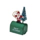thumbnail image 3 of Adornos para árbol de Navidad con forma de buzón, colgante de metal con diseño vintage Papá Noel, 3 of 9