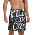 thumbnail image 2 of Yiaed In Pizza We Crust Art for Men's Soft Sleep Pajama Short Lounging Pajama Shorts-Medium, 2 of 6