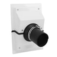 thumbnail image 4 of HVAC Wall Penetration Line Set Cover Kit with Soft Gasket, Plastic Split AC Wall Cover for Indoor & Outdoor Units, Easy Installation for Air Conditioners, 4 of 7