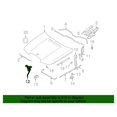 thumbnail image 2 of New Genuine BMW Hood Catch (2002-2005) OE 51237186508, 2 of 10