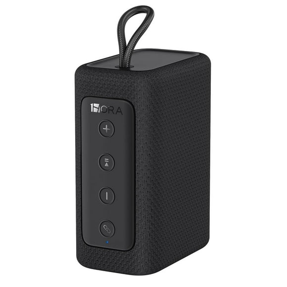 Bocina Bluetooth 7W 1 Hora Negro Sonido Estéreo TWS Ultraligera para Exteriores y Viajes