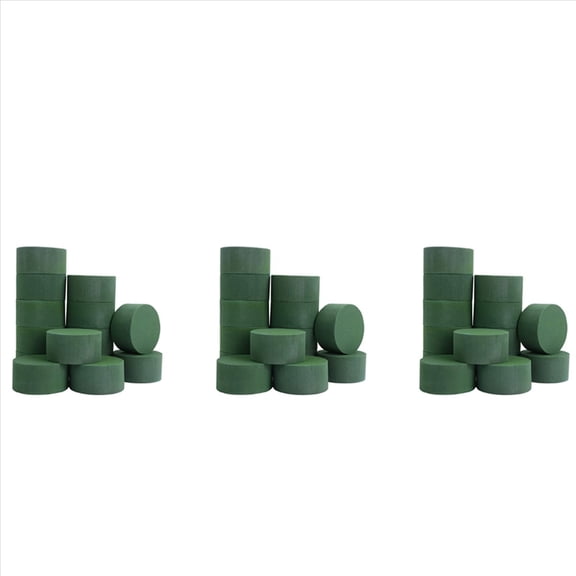 Round Floral Foam Pack of 60,Wet Florist  Block Flower Arrangement Supplies for Craft Project,Party Decoration