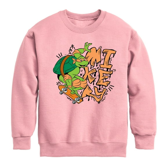 Teenage Mutant Ninja Turtles - Mikey - Toddler & Youth Crewneck Fleece Sweatshirt