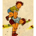 thumbnail image 2 of Boy Jumps Over Another Boys Back Poster Print (18 x 24), 2 of 4