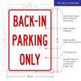thumbnail image 3 of Back In Parking Only Sign,, 3 of 8