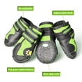 thumbnail image 5 of CovertSafe& Botas para perros antideslizantes, impermeables, zapatos para perros al aire libre para perros medianos a grandes, 4 piezas con suela resistente gris-verde Tamaño 6: (2.9''x2.5'')(L*W) par, 5 of 5