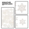 thumbnail image 4 of KAKOWELY 100 Pcs Mini Flocon de Neige en Résine Flocon de Neige Micro Paysage Décorations Flocon de Neige, 1.1"X1.1"X0.2", 4 of 4