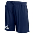 thumbnail image 3 of Men's Fanatics Navy Washington Wizards Free Throw Mesh Shorts, 3 of 3