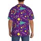 thumbnail image 3 of Balery Retro 80s Style Camisa Casual de Manga Corta con Botones para Hombre, Texturizada, Estilo Cubano, para Playa, Verano-Medium, 3 of 5