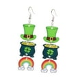 thumbnail image 4 of Pendientes de joyas de pendientes de St Pendientes acrílicos para la fiesta de Navidad del club Estilo a, 4 of 8