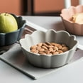 thumbnail image 2 of Qeeadeea Small Round Baking Dish Set Of 2, Colorful Ceramic Pie Pan, Round Pie Dish, Morandi Color Tableware-gray-15x15x4.5cm, 400ml, 2 of 7
