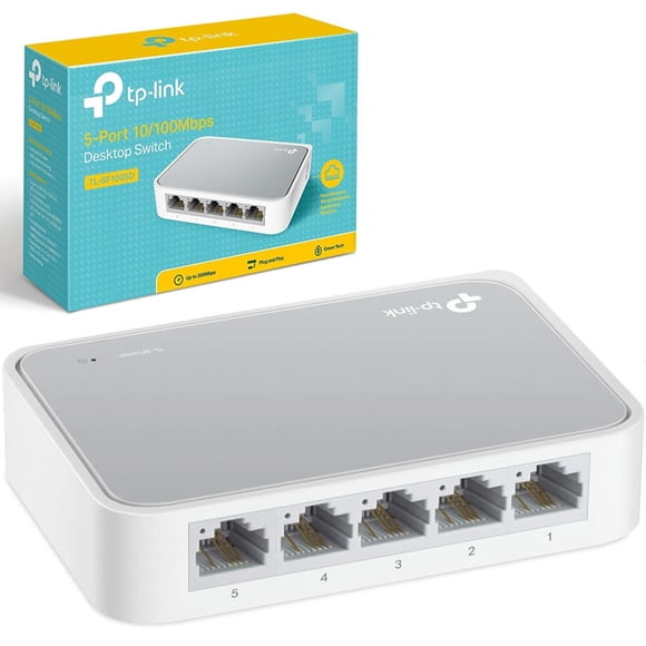 TP-LINK TL-SF1005D Switch de Escritorio de 5 Puertos 10/100 TP-Link TL-SF1005D