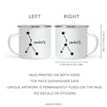 thumbnail image 5 of Koyal Wholesale Zodiac Sign Campfire Coffee Mug Cancer Star Constellation, Minimalistic Black, 5 of 5