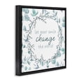 thumbnail image 2 of Stupell Industries Farmhouse Smile Change The World Black Floating Frame Canvas Art, 25 x 25, by Kim Allen, 2 of 8