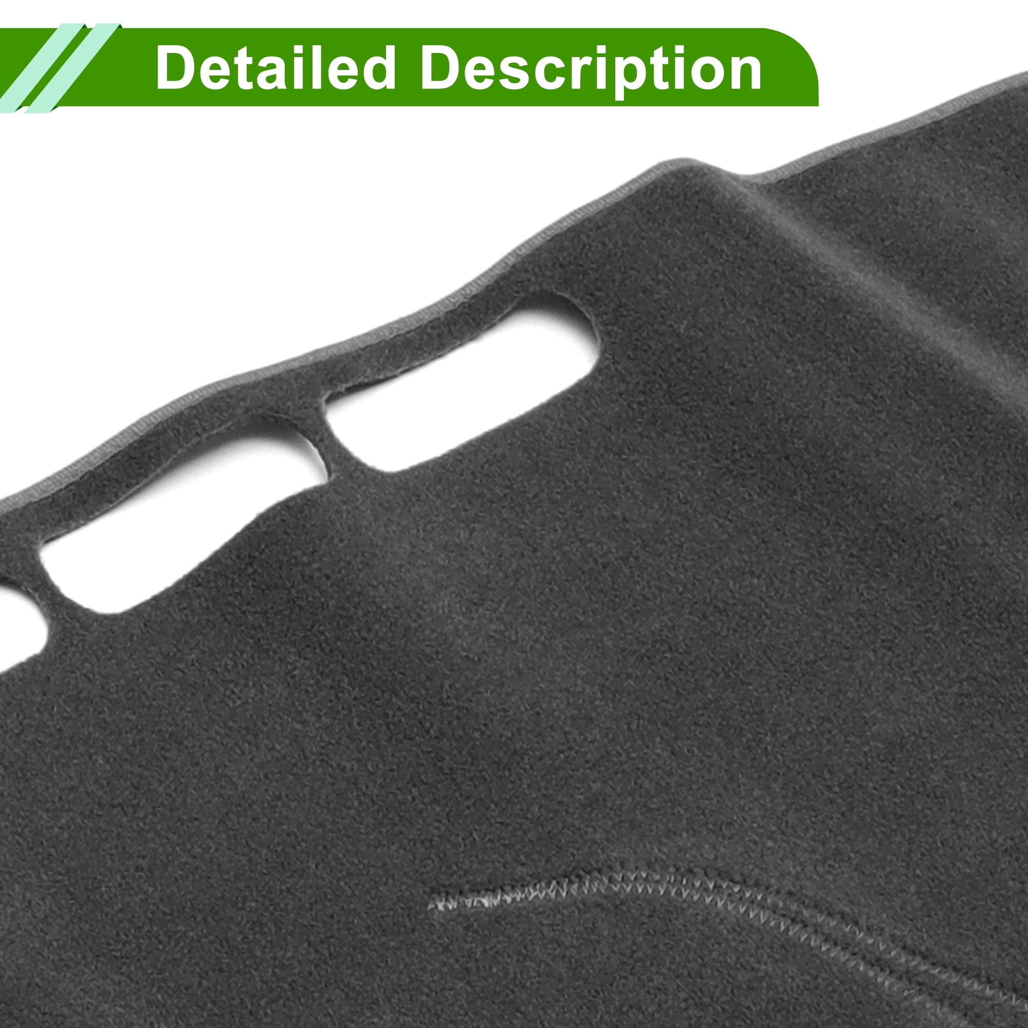 Unique Bargains Non-Slip Dash Cover for Nissan Versa 2012-2018 Black