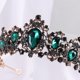 thumbnail image 3 of Zhuge Tiara de boda para novia, diadema de princesa, corona nupcial, joyería para el cabello con diamantes de imitación de cristal, decoración para novia, cumpleaños, graduación, boda (azul), 3 of 4