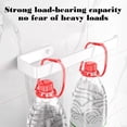 thumbnail image 4 of Yhmxh Closet Storage Clothes Storage Clothes Storage Bins Bathroom Balcony Wall Drying Rack with No Punching Hooks Wall Mounted Sorting Rack Storage rack, 4 of 6