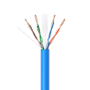 Cables Direct Online 1000ft Cat6 Ethernet Cable Bulk – 23AWG Solid CCA UTP, Unshielded, 550MHz, Pull Box, LAN Network Wire, RJ45 Compatible, Indoor Use, High-Speed Internet, Blue