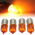 thumbnail image 2 of 4x Motorcycle Motorbike Mini Indicator Bulbs Halogen BA9S Base Amber 12V 21W, 2 of 9