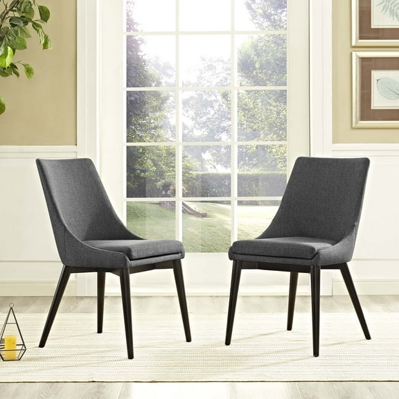 Modway Viscount Fabric Dining Side Chair, Set of 2, Multiple Colors