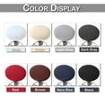 thumbnail image 6 of DODOING Round Bar Stool Covers Elastic Bar Chair Covers Washable Stool Cushion Slipcover for Home Bar Hotel Use, 12-16 Inch (Multi-color, 1-8 Pieces), 6 of 7