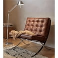 thumbnail image 2 of CRO Decor 30" Amber Leather Upholstered Decor Chair, 2 of 19