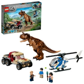 LEGO Jurassic World Carnotaurus Dinosaur Chase 76941 Building Toy Playset (240 Pieces)
