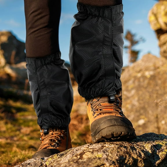 SASABAXI Trail Running Ankle Gaiters 1 Pair Waterproof Oxford Cloth for Men and Women Hiking