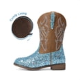 thumbnail image 5 of DREAM PAIRS Girls' Glitter Cowgirl Boots, Mid Calf Western Cowboy Boots for Toddler, Little & Big Kids, 5 of 6
