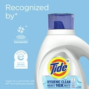 Tide Hygienic Clean Heavy Duty 10x Free Liquid Laundry Detergent, Unscented, 80 Loads, 115 oz, HE Compatible