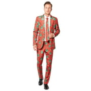 Suitmeister Christmas Trees Red Shirt for Men