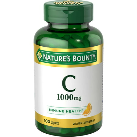 Nature's Bounty Pure Vitamin C Caplets, 1000 Mg, 100