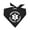 Black, variant on Emotional Support Animal Triangle Dog Bandana