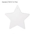 thumbnail image 2 of Llavero de plástico Portátil DIY DIY Pre-perforado de arte transparente transparente Crafts Haciendo protección Pintura Pintura Llavero STAR 7.5 CM 3MM Advancent HA012414-30, 2 of 7