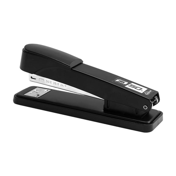 Heavy Duty Metal Stapler, 50 Sheet Capacity with 7500 Staples and Ergonomic Staple Remover, Jam Free Stapling, Full Strip Stapler for Desk, Office and Classroom, Black