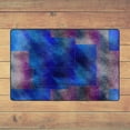 thumbnail image 3 of Blue Vintage Texture Rugs Doormat, Non-Slip Absorbent Door Mat Front Back Doormat Entryway Rugs 36"x24", 3 of 8