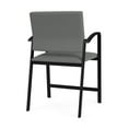 thumbnail image 3 of Pemberly Row Fauteuil de Réception Grand à Hanches de 24,5 Po en Tissu, Gris/noir, 3 of 5