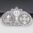 thumbnail image 3 of Christian Crosses Keychain Pendant Antiqued Metal Hanging Ornament for Prayer, 3 of 19