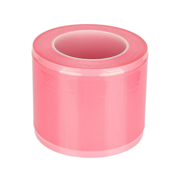 Película protectora sanitaria gruesa e impermeable para piezas de máquinas de tatuar. Rosa