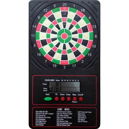 Arachnid LCD Electronic Touch Pad Dart Scorer Scores up to 18 Game Types for 8 (Best Type Of Dart Board)