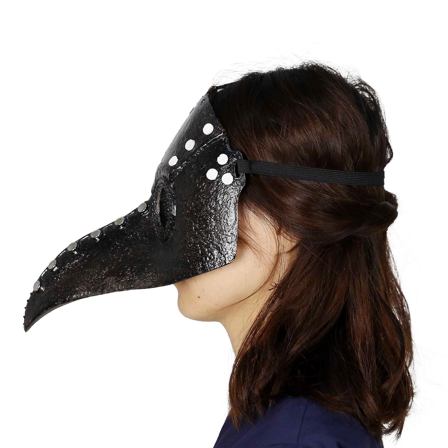 Façon de célébrer l'accessoire de costume de masque de médecin de la peste d'halloween unisexe adulte