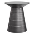 thumbnail image 6 of Simpli Home Sheridan 18 inch Wide Contemporary Round Conical Accent Table in Black, 6 of 10