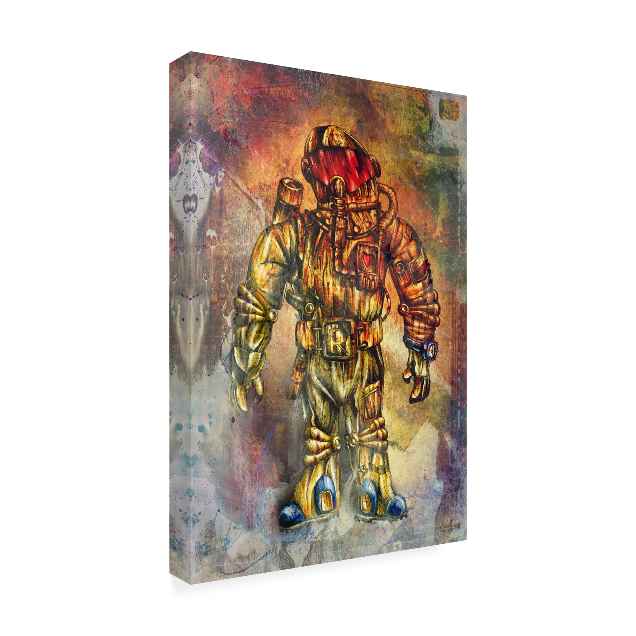 Trademark Fine Art Rafal Kulik Lunautic at love Canvas Wall Art