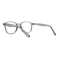 thumbnail image 4 of Rectangular Horn Rim Keyhole Plastic Blue Light Flitering Computer Glasses Slate, 4 of 4